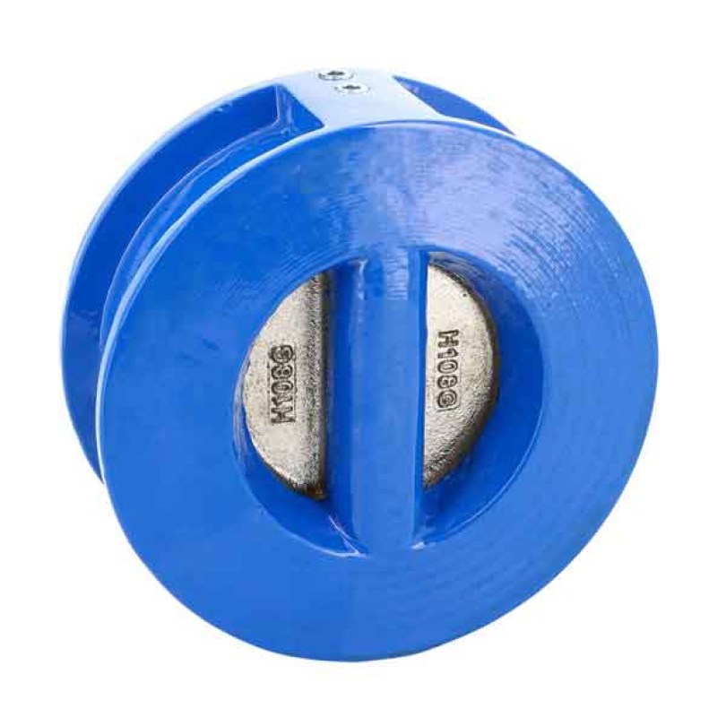 Clapeta de sens din fonta tip wafer cu placa dubla si scaun EPDM