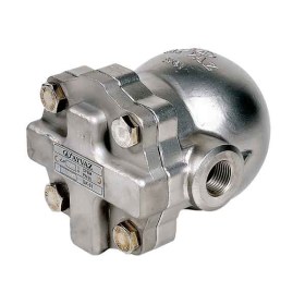 Oala de condens din inox cu flotor, conexiune cu filet BSP