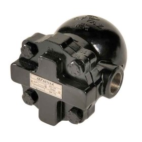 Oala de condens din fonta ductila cu flotor, conexiune cu filet BSP